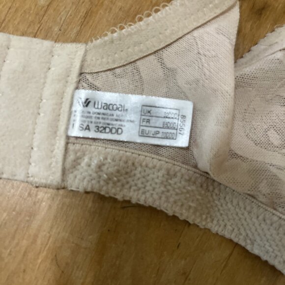 2 Wacoal 85567 Awareness Full Coverage Unlined Underwire Bra US Size 32 DDD - Picture 7 of 8